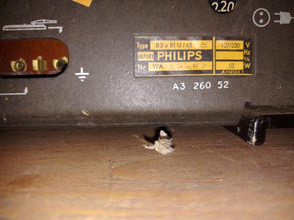 Philips bakelieten radio 1955/1958 - Afbeelding 5
