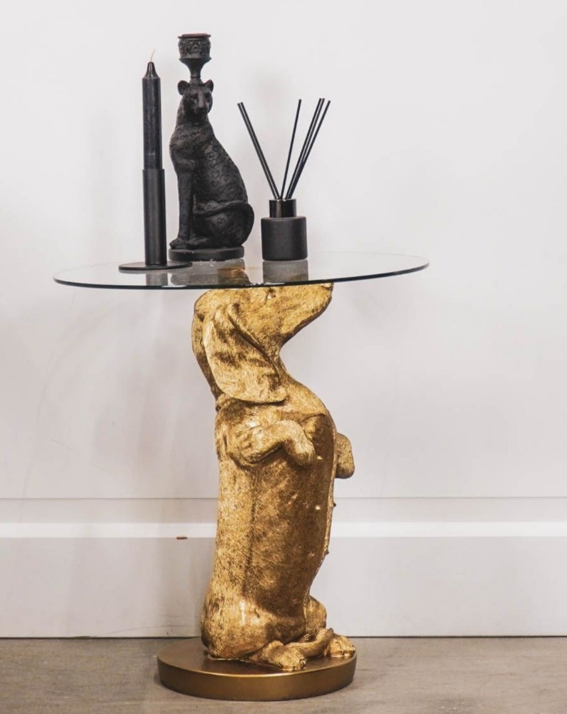 Teckeltafel goudkleur