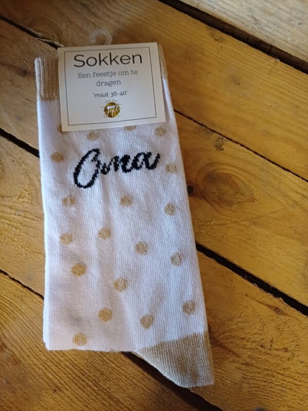 Oma sokken