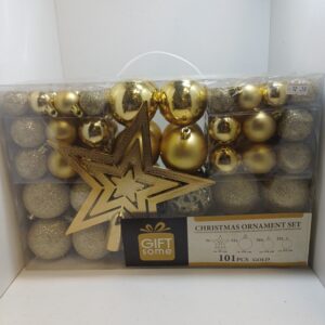 101 kerstballen goud
