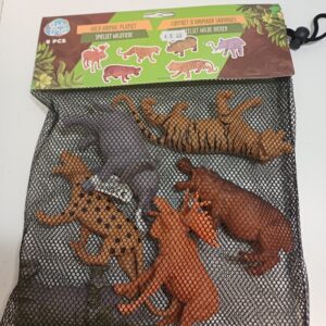 6 wilde dieren in een zak