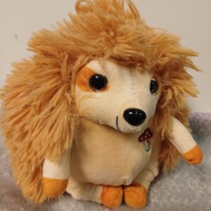 Pluche egeltje bruin