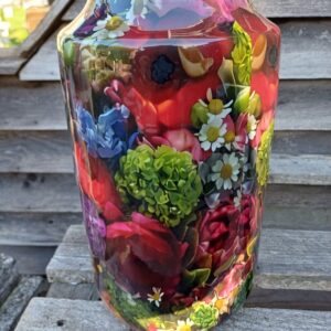 Bloemenvaas van metaal