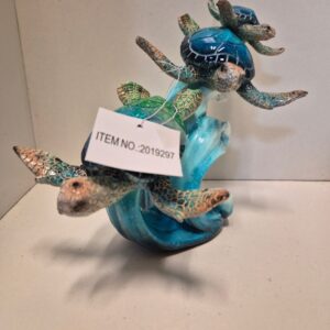 3 zwemmende schildpadjes